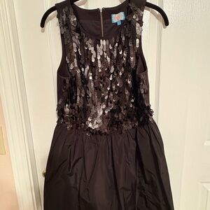 Plenty by Tracy Reese Black Sequin Embellished Dress